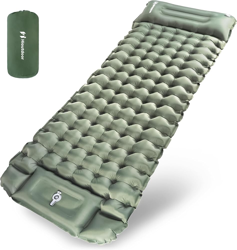 Hioutdoor Isomatte aufblasbar, 10 cm dick, 850 g