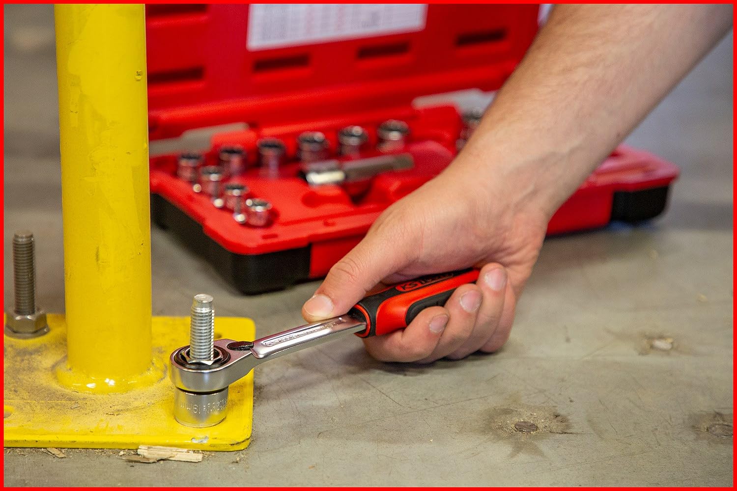KS Tools 916.4050 Serie di Chiavi a Bussola Passanti Tripleplus, 17 Pezzi, 3/8"+1/2"