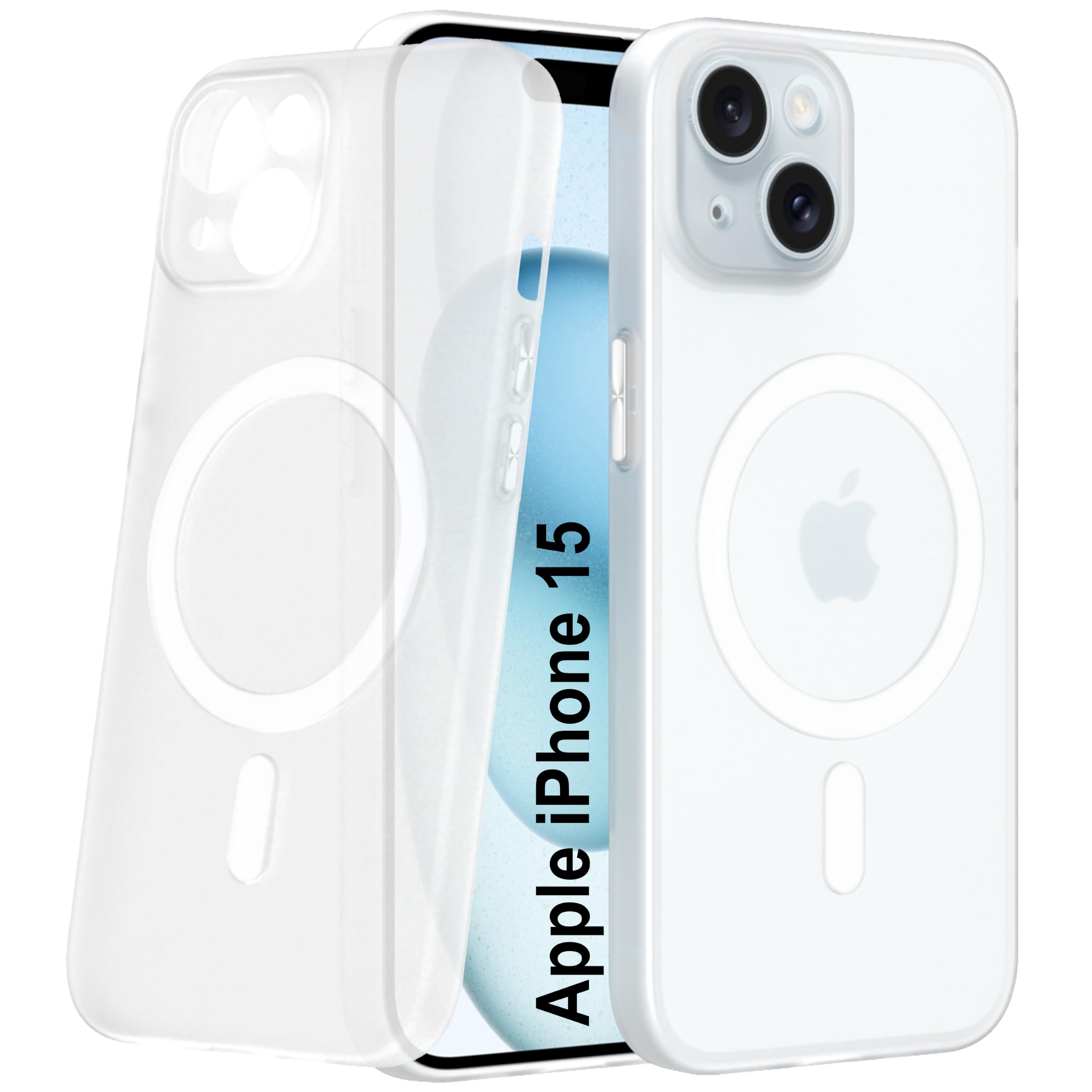 ZAP CASE Paper Thin Case for iPhone 15 White - Image 1