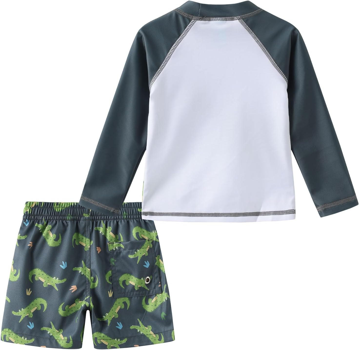 Maillot De Bain Garcon And Rash Guard Toddler Boys UPF 50+ Swim