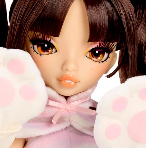 Akiko Kittyama Fashion Doll with Accessories, Cozy Emotion Fantasy Doll