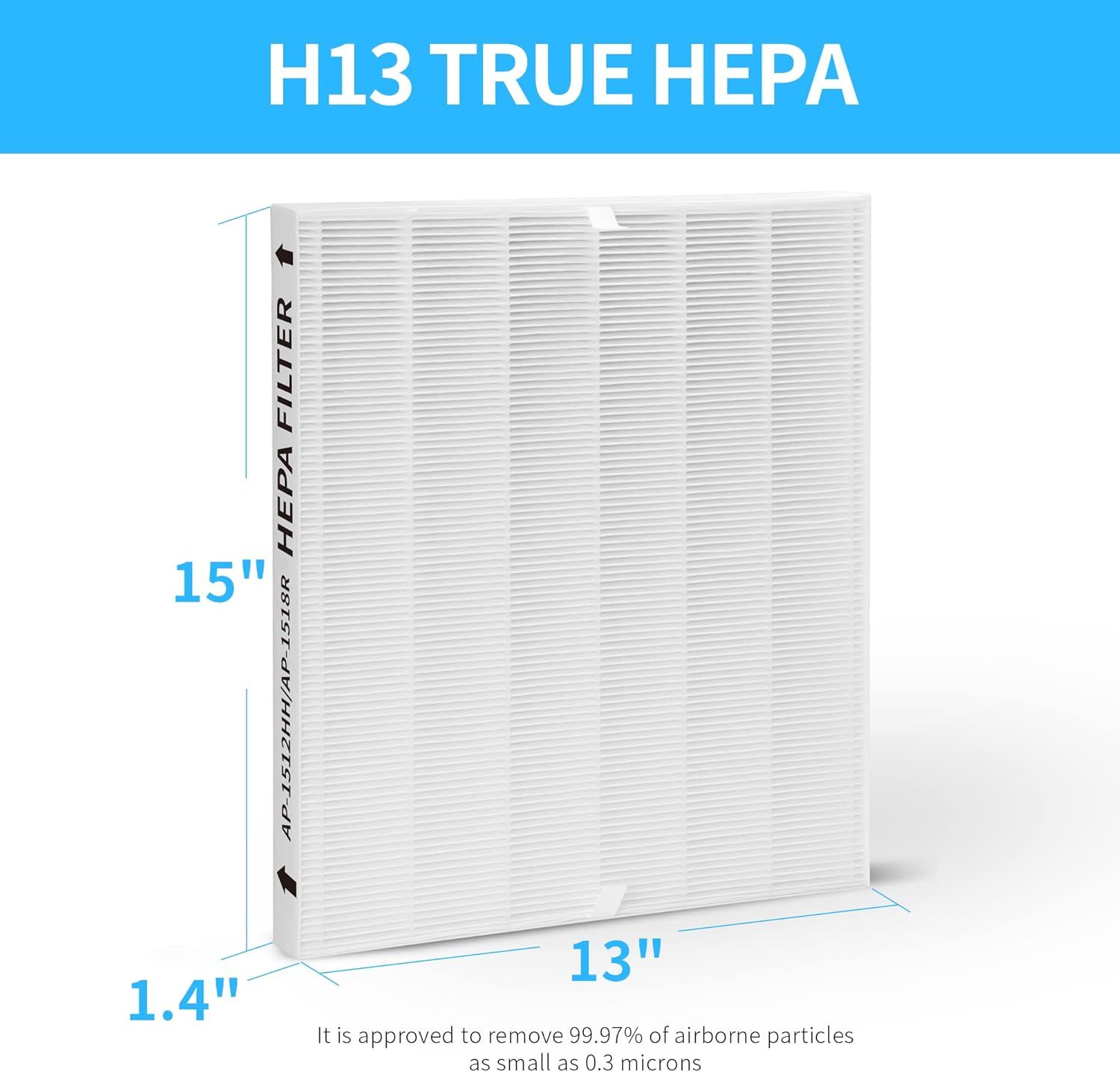 3-Pack AP-1512HH Replacement Filter, Compatible with Coway AP-1512HH Mighty and Airmega 200M Air Purifiers, Part# 3304899, with 9 Extra Carbon Filters - Image 3