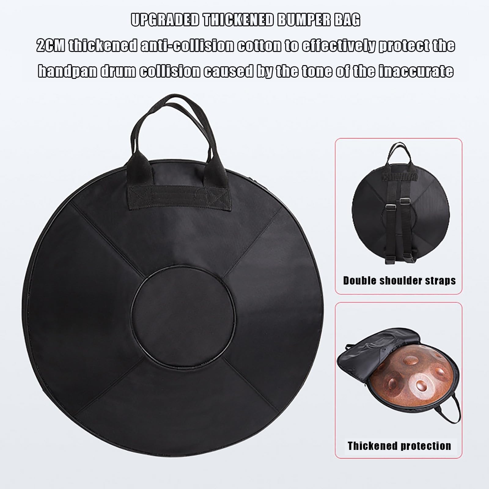 Amazon | ハンドパンドラム スチールハンドパン、9/10/12音ハンド