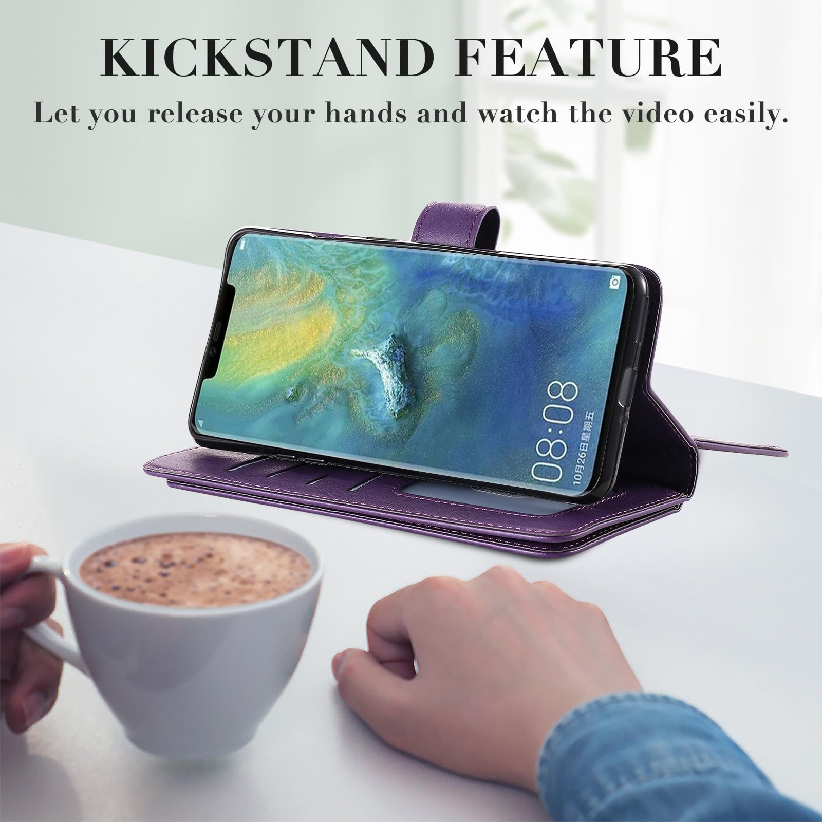 Asuwish Cover per Huawei Mate 20 Pro con Cordino e Pellicola Vetro