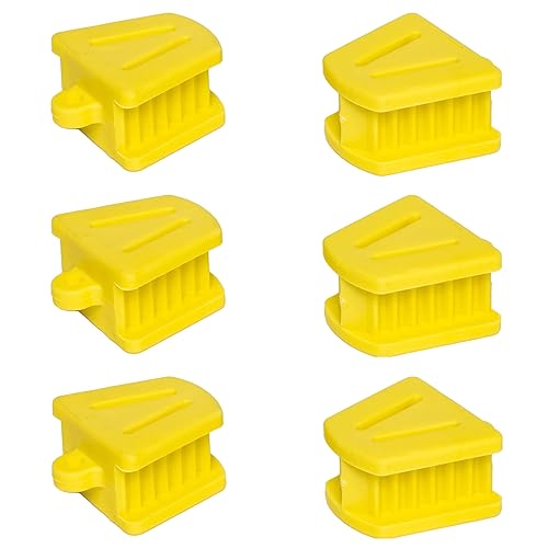 Pequeños bloques de mordida dentales amarillos – Autoclave dental de silicona para niños – Retractor pediátrico de mejillas y abridor de boca (bolsa