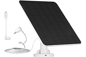 Ring Solar Panel for Camera 5W Enhanced Waterproof Outdoor Camera Solar Charger...
