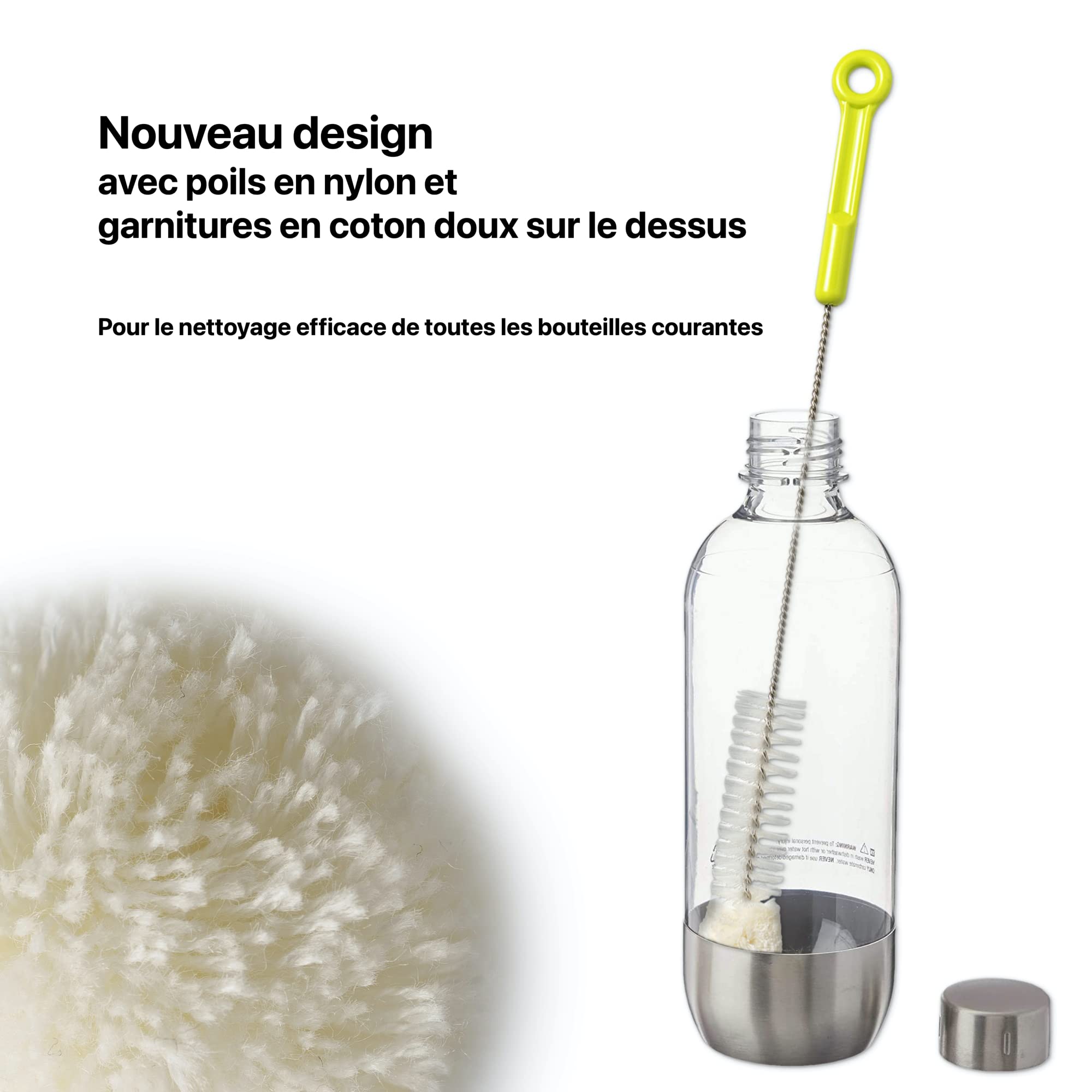 Goupillon flexible pour bouteille 33 cm / 13 Ustensile et accessoire