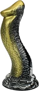 Realistic Dildo with Suction Cups Snake Dildo Monster Dildo Black