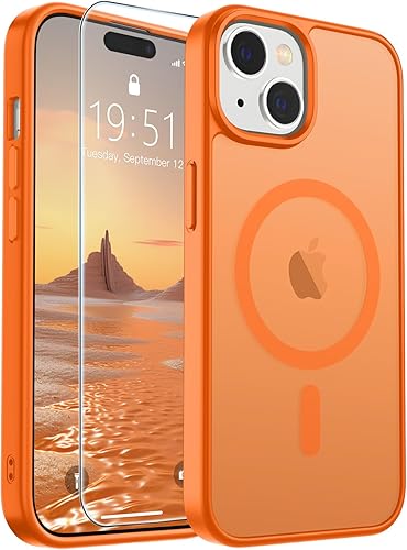 Miniatura 177 de SUPFINE - Funda magnética para iPhone 14 Pro Max (compatible con MagSafe), (protección contra caídas de grado militar de 10 pies), delgada, Negro