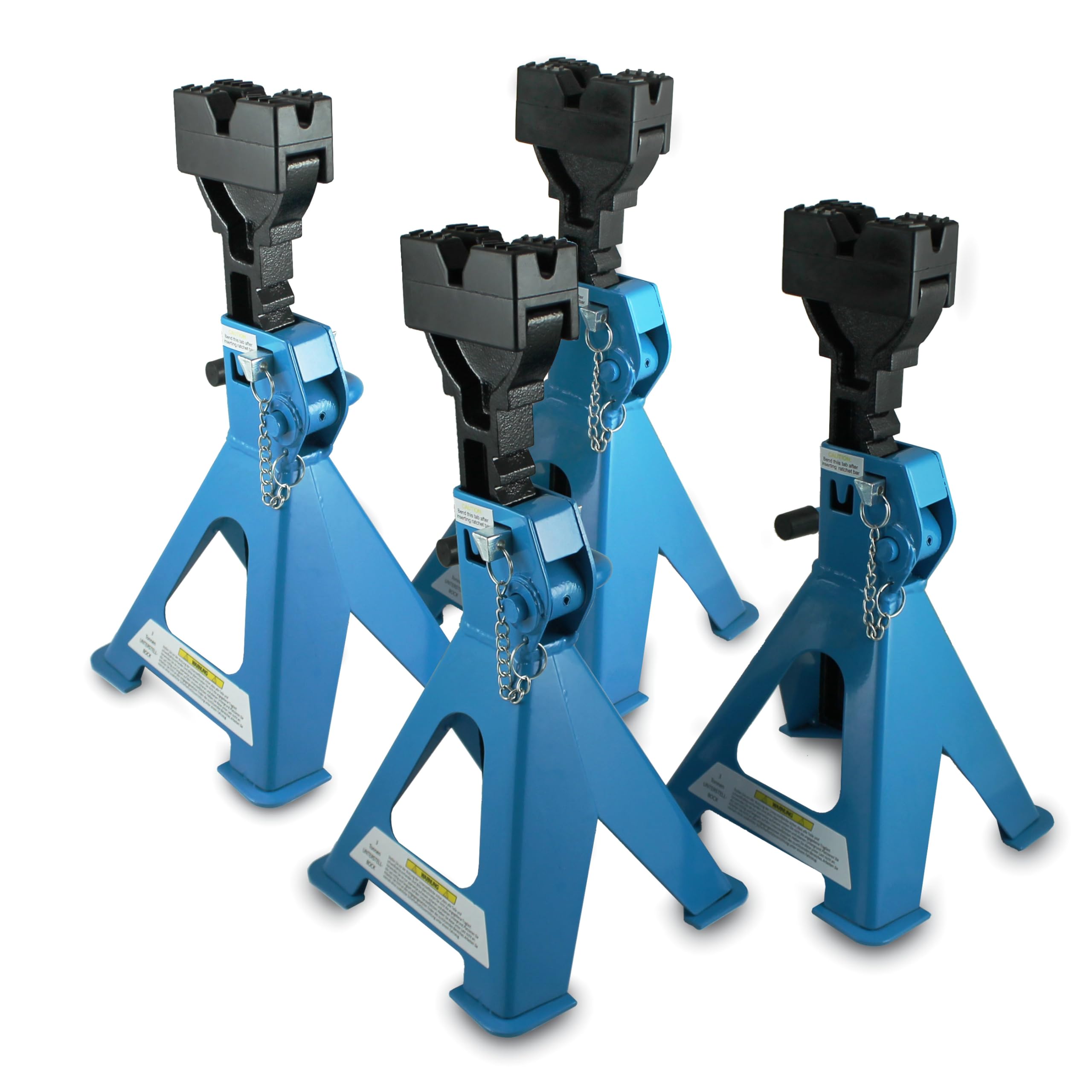 BITUXX® 4 x Unterstellböcke Auto PKW Abstellbock Stützbock Unterstellbock Wagenheber Stützen 3000 kg 3t 6000 Kg 6t