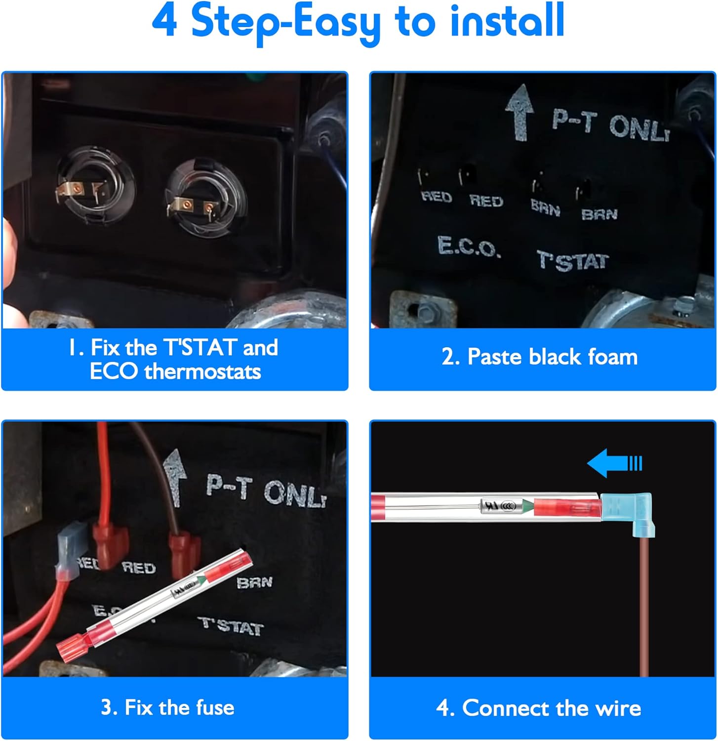 Dreyoo RV Water Heater Thermal Cutoff Kit Thermostat Assembly , UL Listed RV Replacement Part Compatible with Atwood 91447 93866 : Automotive