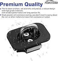 Vista 3 de Ajuste personalizado para anclajes de amarre Toyota Tundra 2019 2018 2017 2016 2015 2014 Regular y Extended Cab Bed Tie Downs para camiones - Juego