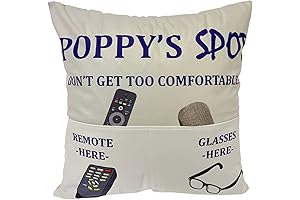 Unique Father's Day Gifts for Poppy: 2-Pocket Pillow Covers and Engraved Spoon