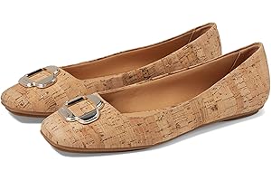 Anne Klein Women's Aggie Pointed-Toe Slip-On Essential Cork Flats