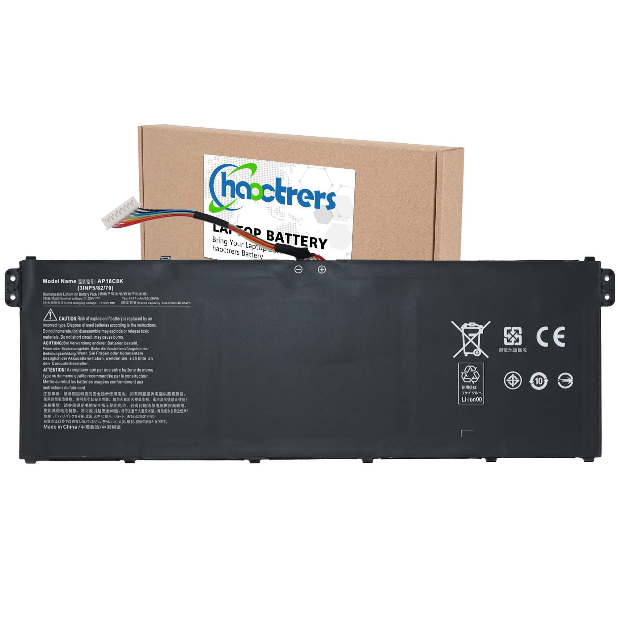 Laptop Batterij Acer Laptop Acer Aspire 5 K KYUER 48Wh AP18C4K Laptop Akku Für Acer Aspire 5 A514 -52 Acer Laptop Aspire 5 Batterij Voor Chromebook 314