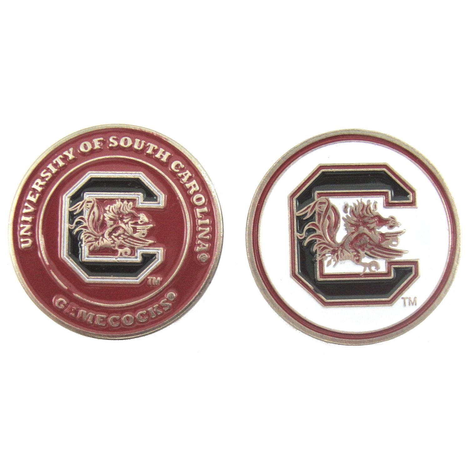 South Carolina Gamecocks Divot Tool with Double Sided Logo Golf Ball Marker
