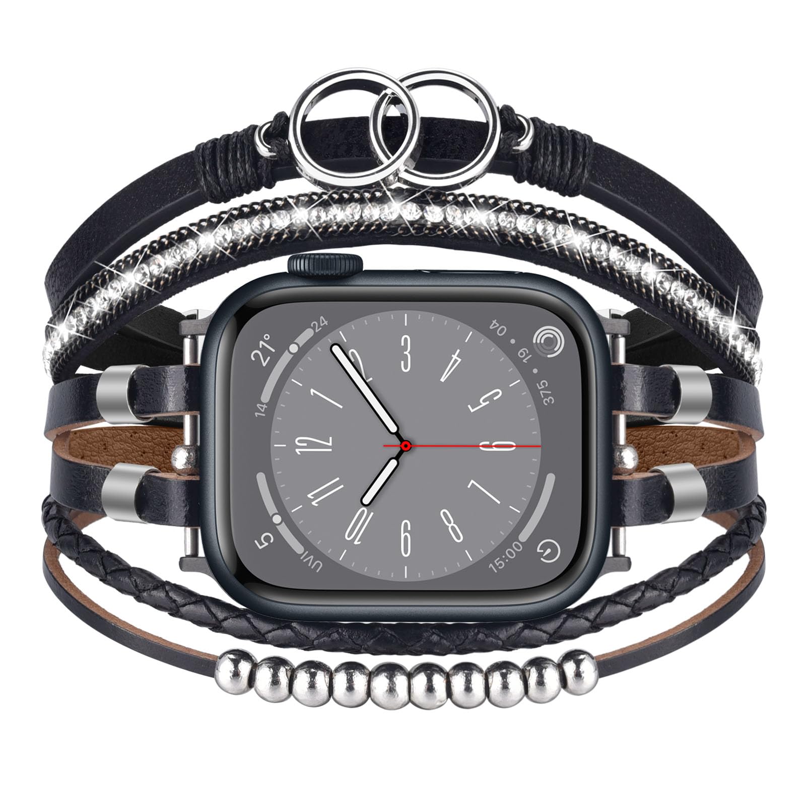 Amazon.com: MOFREE Boho Leather Bracelet Compatible with 