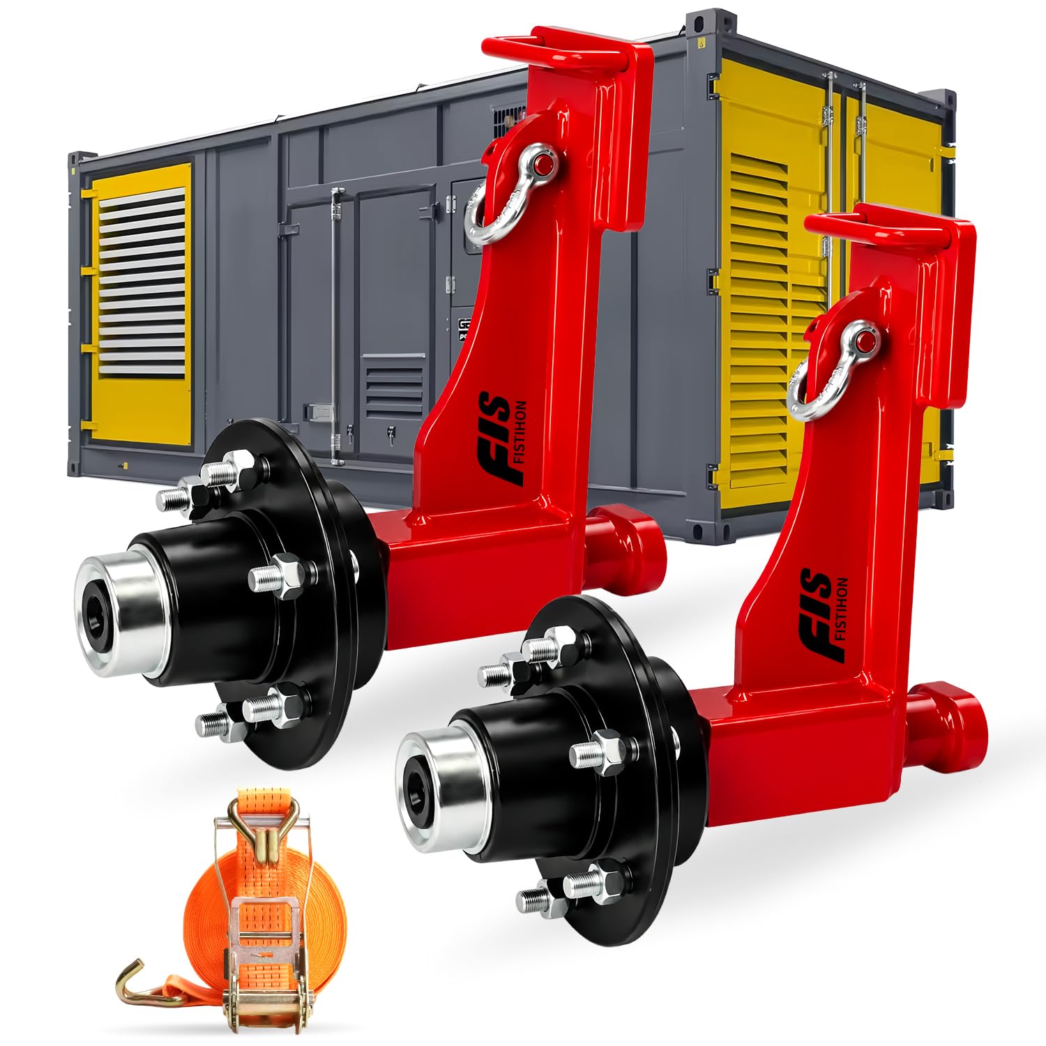 Photo 1 of Fistihon 2-Pack Shipping Container Wheel Kit