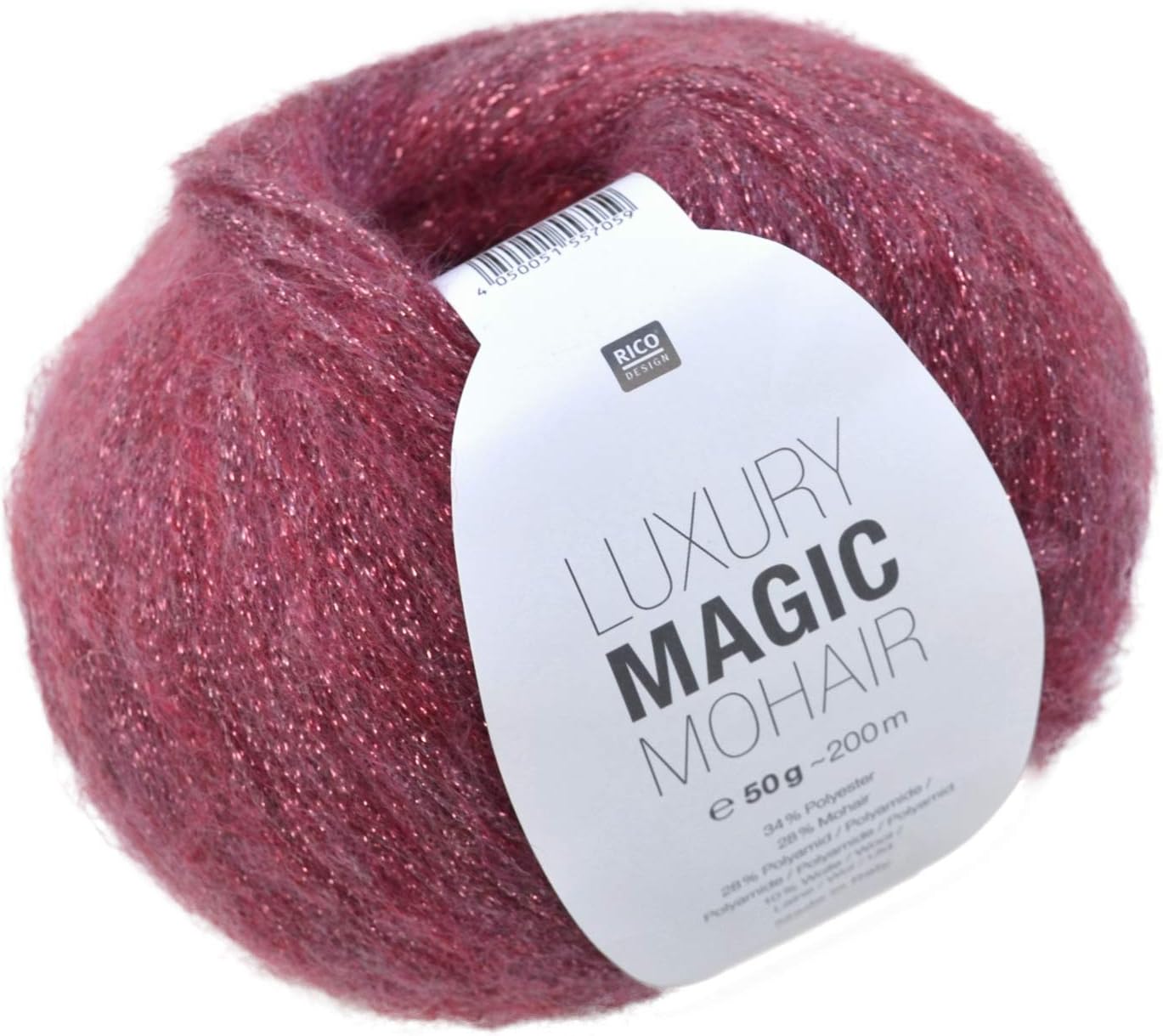 Magic Mohair for 05 Pink Wool with Lurex Thread/Glitter Knit and Crochet