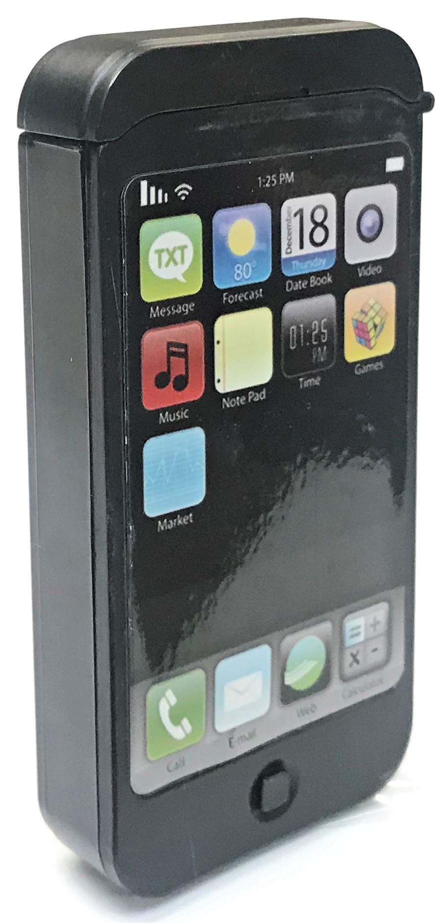 HHB Eclipse Prop Novelty Smartphone Design Plastic Flask, 4oz, FlCl1