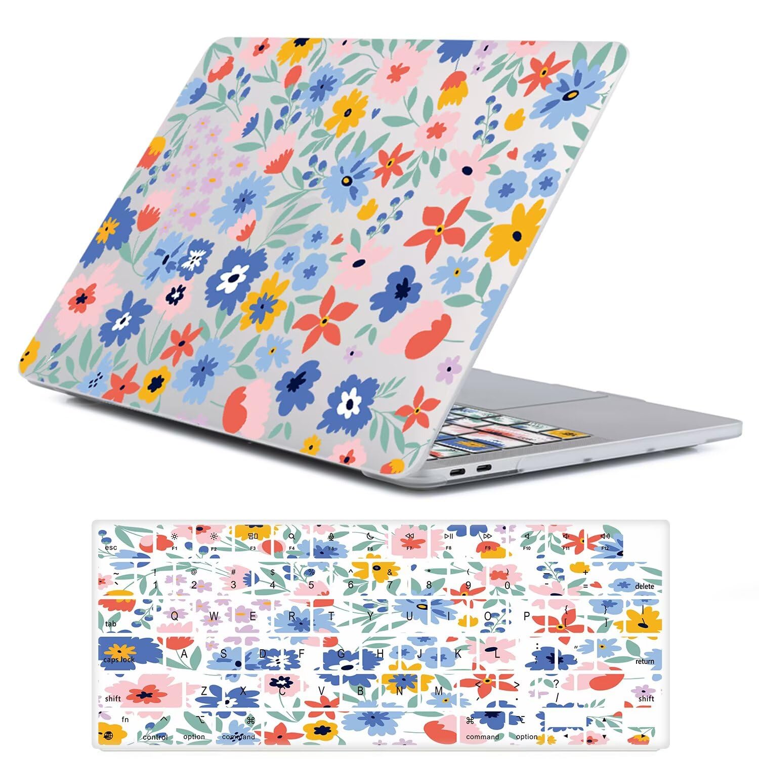 Funda MacBook Air 15 M3 A3114 M2 A2941 carcasa rígida translúcida con pantalla Retina Touch ID 8