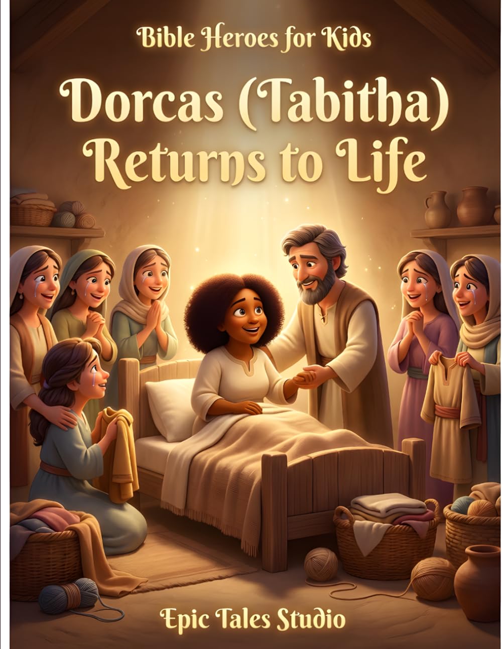 Bible Heros for Kids: Dorcas Returns to Life – Book 19: A Story of Kindness, Love, and God’s Amazing Power
