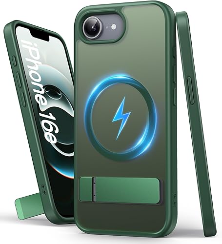 Miniatura 23 de Funda para Samsung Galaxy S25 Edge, compatible con MagSafe y soporte integrado, probada contra caídas de grado militar, mate, resistente, a prueba