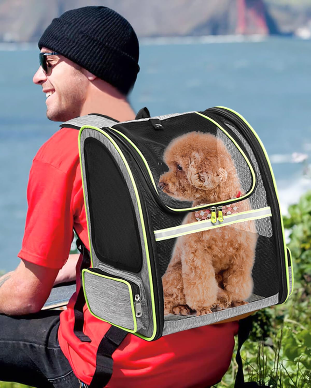 Zaino Bici E Moto Zaino Porta Animali Kismaple Doppia Borsa Per