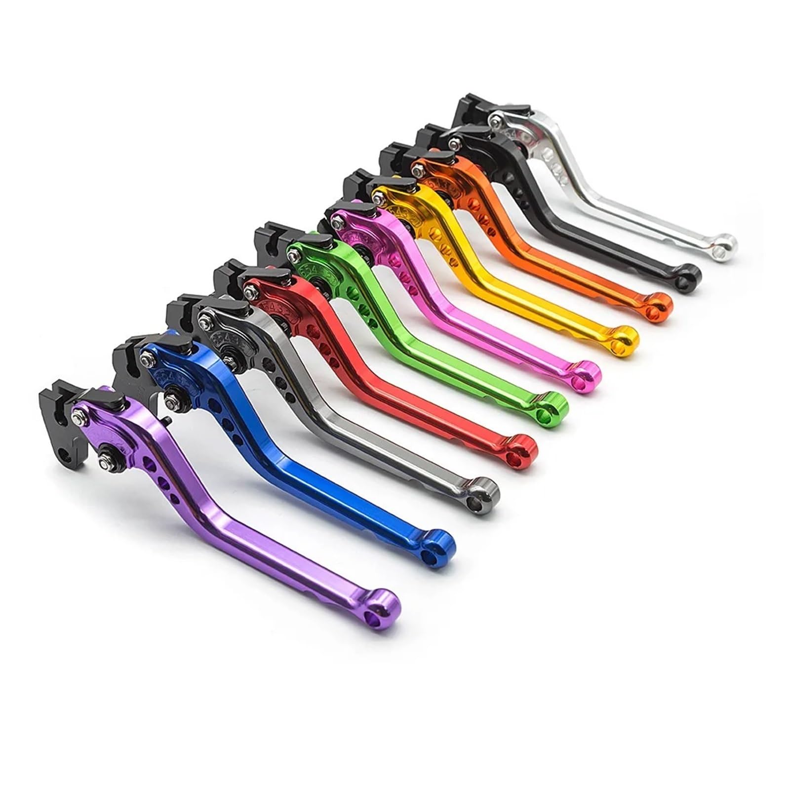 Maneta Embrague Freno Moto Para KOVE 800X Para Pro 2023 2024 2025 CNC Motocicleta Palanca De Embrague Freno Ajustable Accesorios Manija(Orange 177mm)