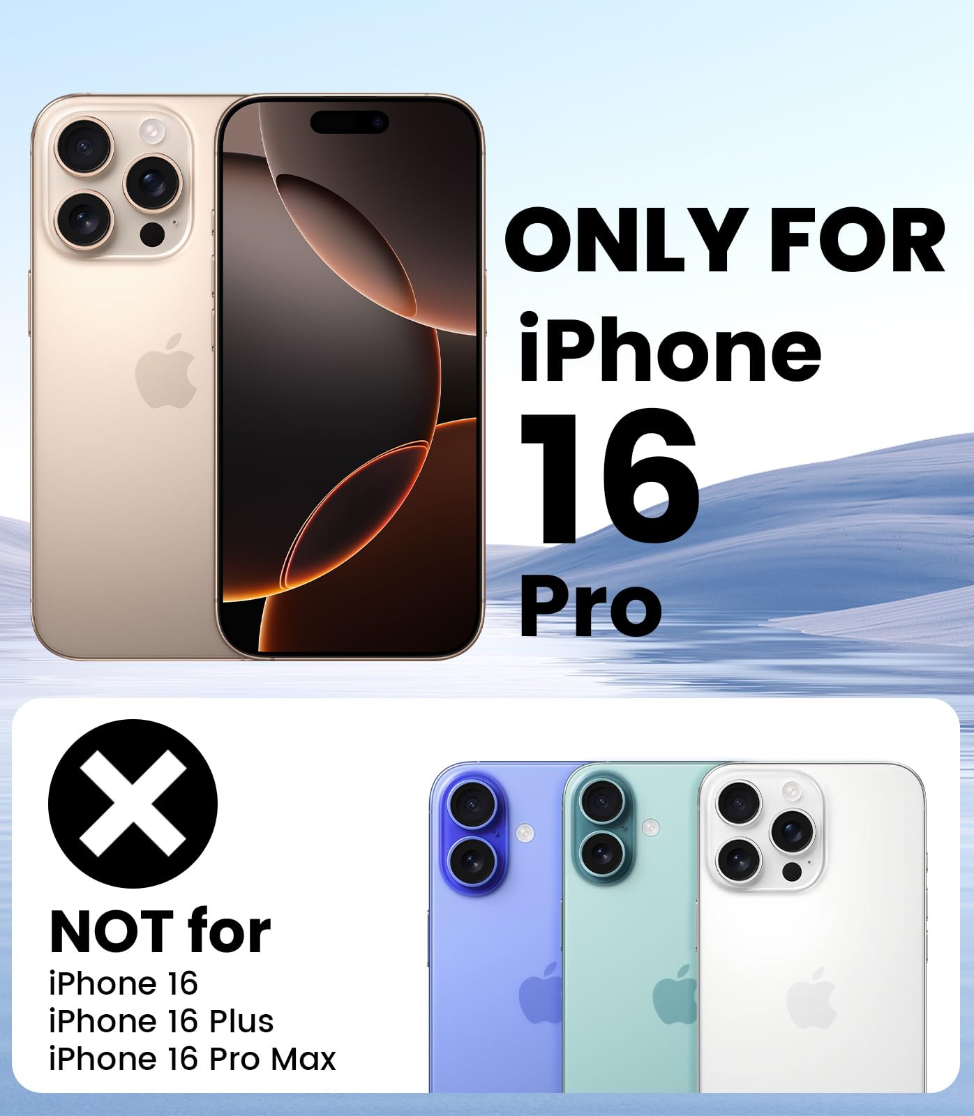 Custodia Per IPhone 16 Pro Con Cavalletto E Protezione Fotocamera - Antiurto - Foto 4