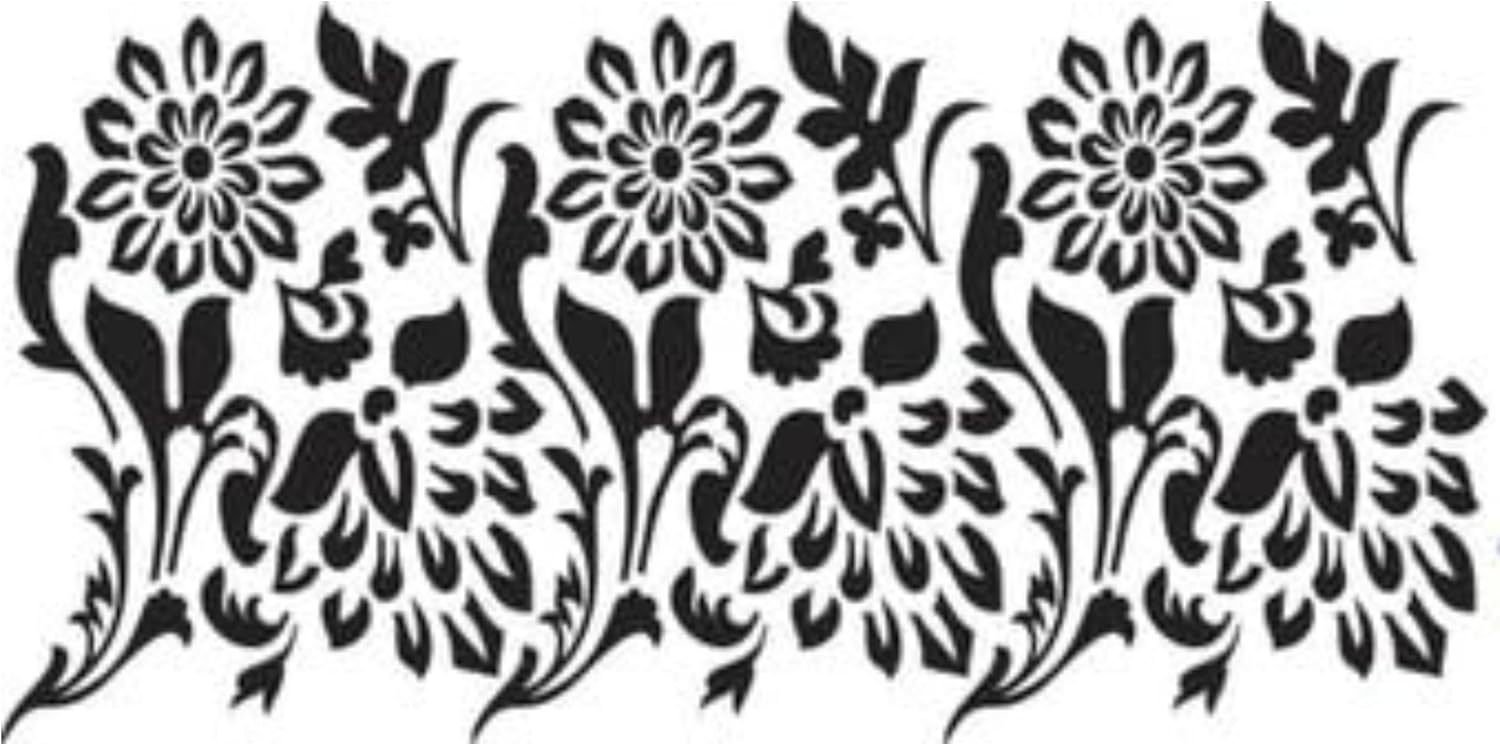 Dixie Belle Stencil | Crazy Daisy | 16” x 20” Reusable Painting Stencil for Crafts, Furniture, Projects | Stencil for Painting on Wood, Plastic, Furniture, Canvas