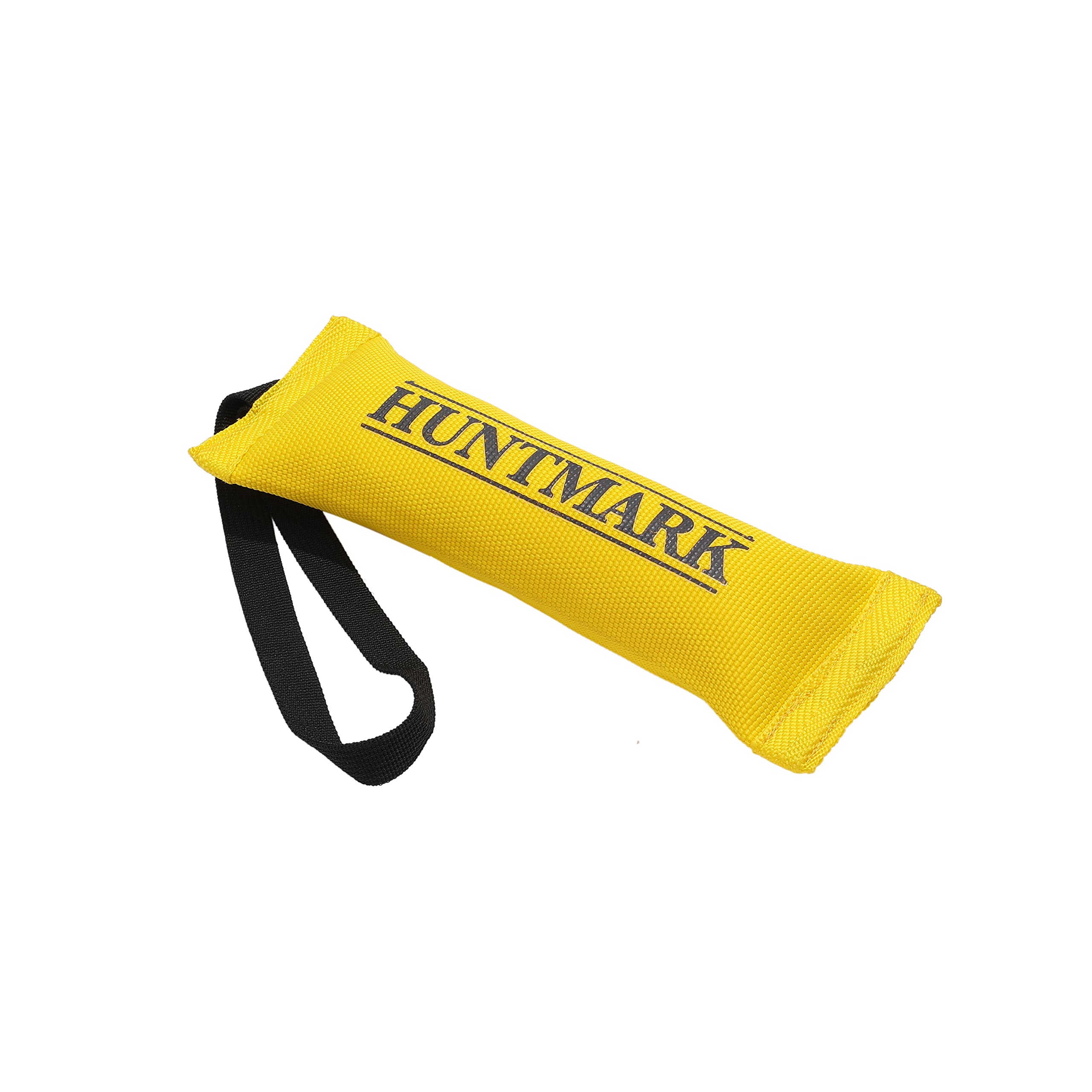 HUNTMARK Firehose Puppy Training Dummy 9.5” x 2.5” –– Durable and Reliable Trainer - Waterfowl Sporting Dog Retriever Training – Bumper for Hunting Dog Puppies (1, Yellow, Puppy)