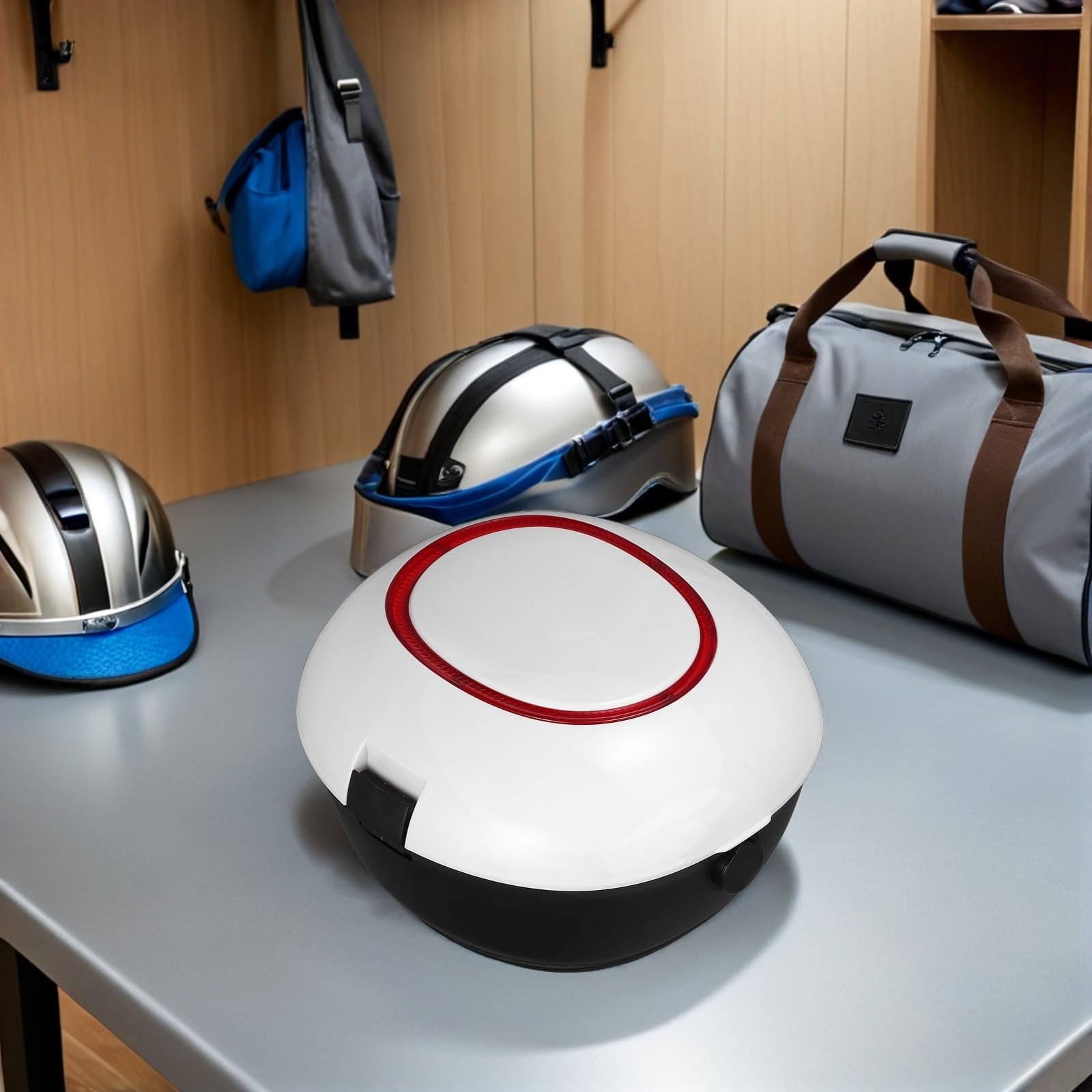 POPETPOP Top Case et Coffre Arrière en ABS pour Moto avec Dossier Rembourré Coffre de Rangement Sécurisé Blanc Adapté aux Scooters Électriques pour Activités de Plein Air