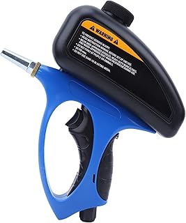 GOTOTOP Sand Blasting Kit Hand Sandblaster Handheld Pneumatic Anti-Rust Sandblaster Sand Blasting Machine Protection Sand Gravity Sandblasting Gun Mini Air Sandblaster Tools,Blue