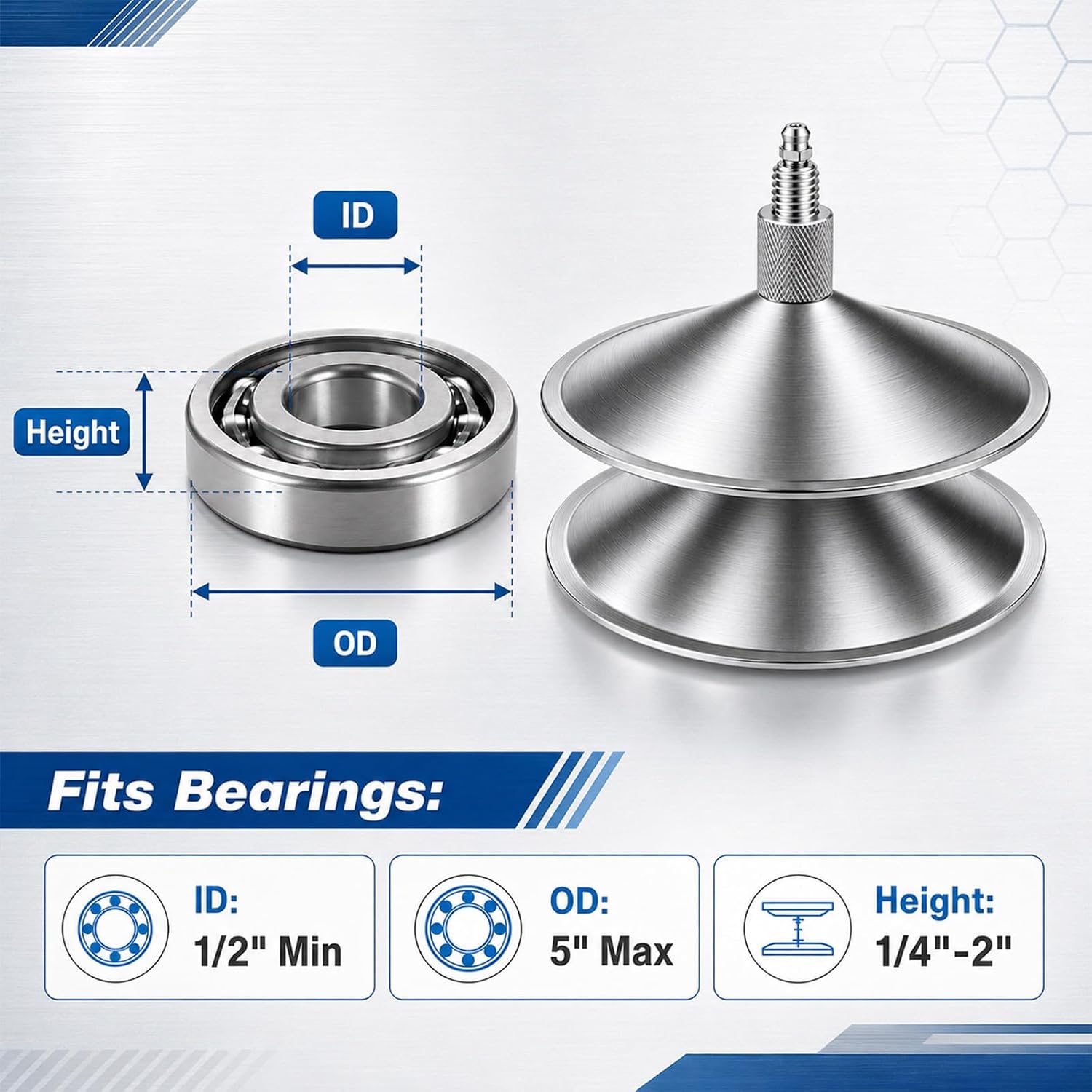 Hicarer Universal Bearing Packer, Wheel Bearing Greaser Packer