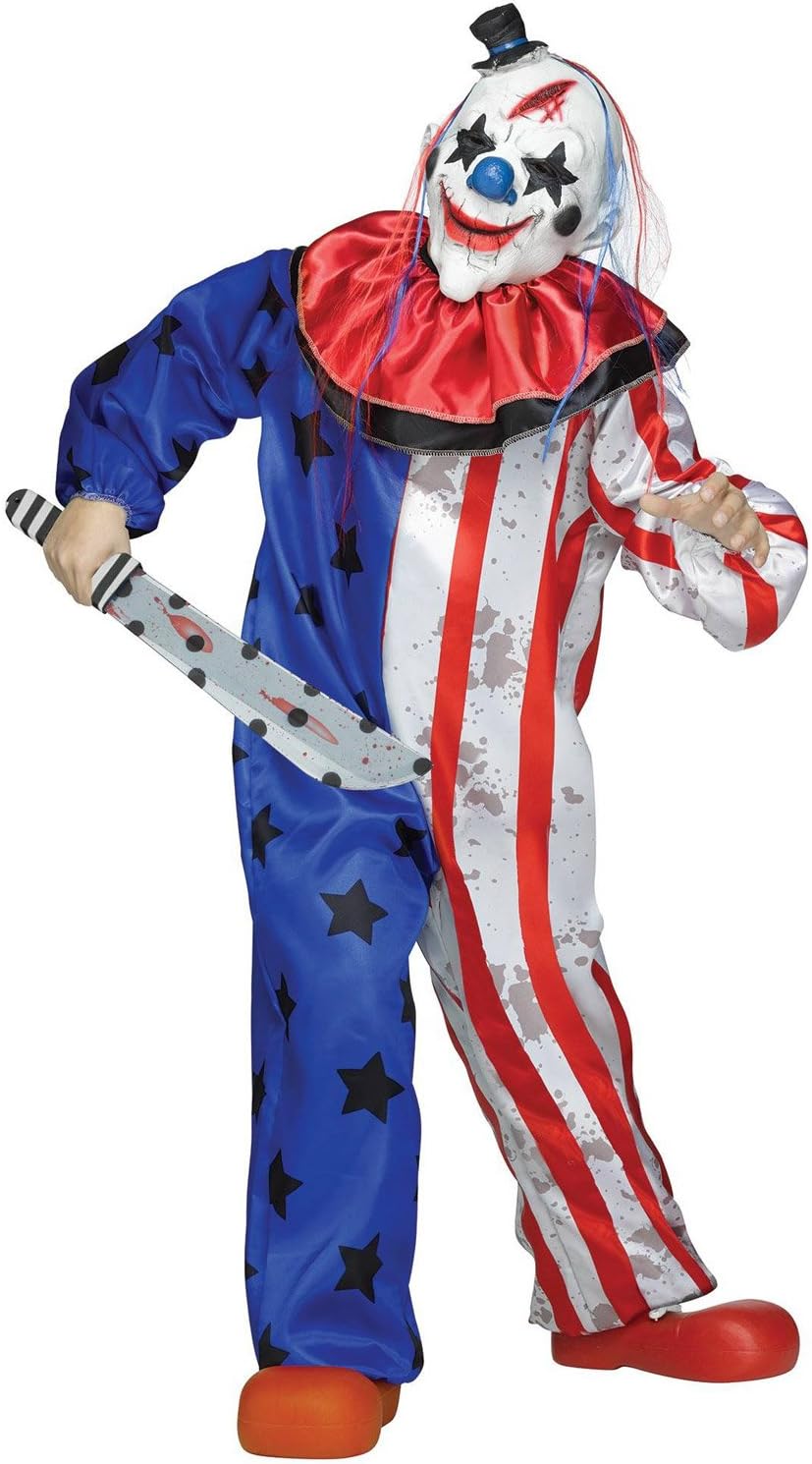 Fun WorldFun World Evil Clown Costume, Medium 8-10