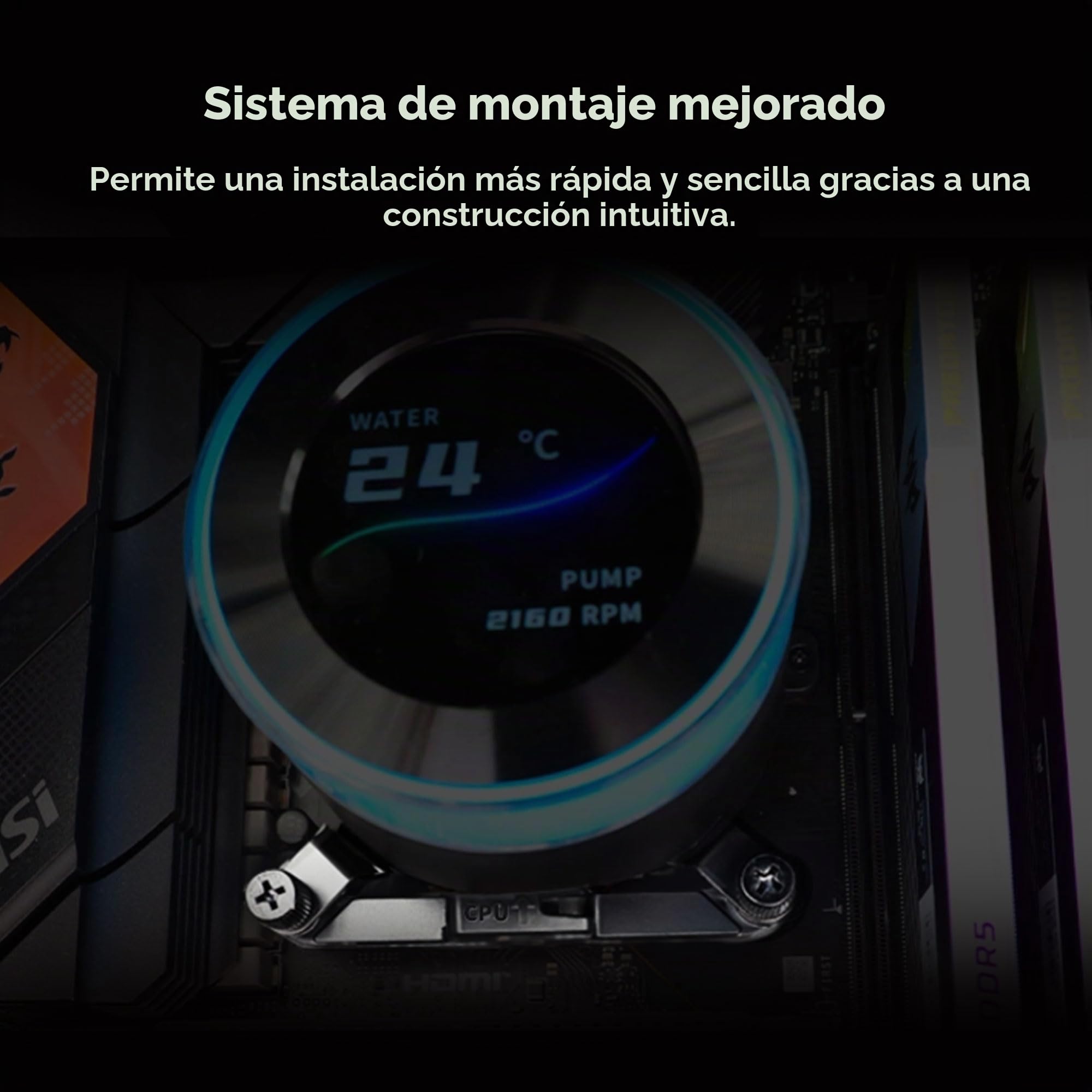 Lian Li Hydroshift Ii LcD-C 360tl Argb Aio Wasserk?hlung - Schwarz, 360mm, 2.1" Lcd (ghs2lcd36tb)