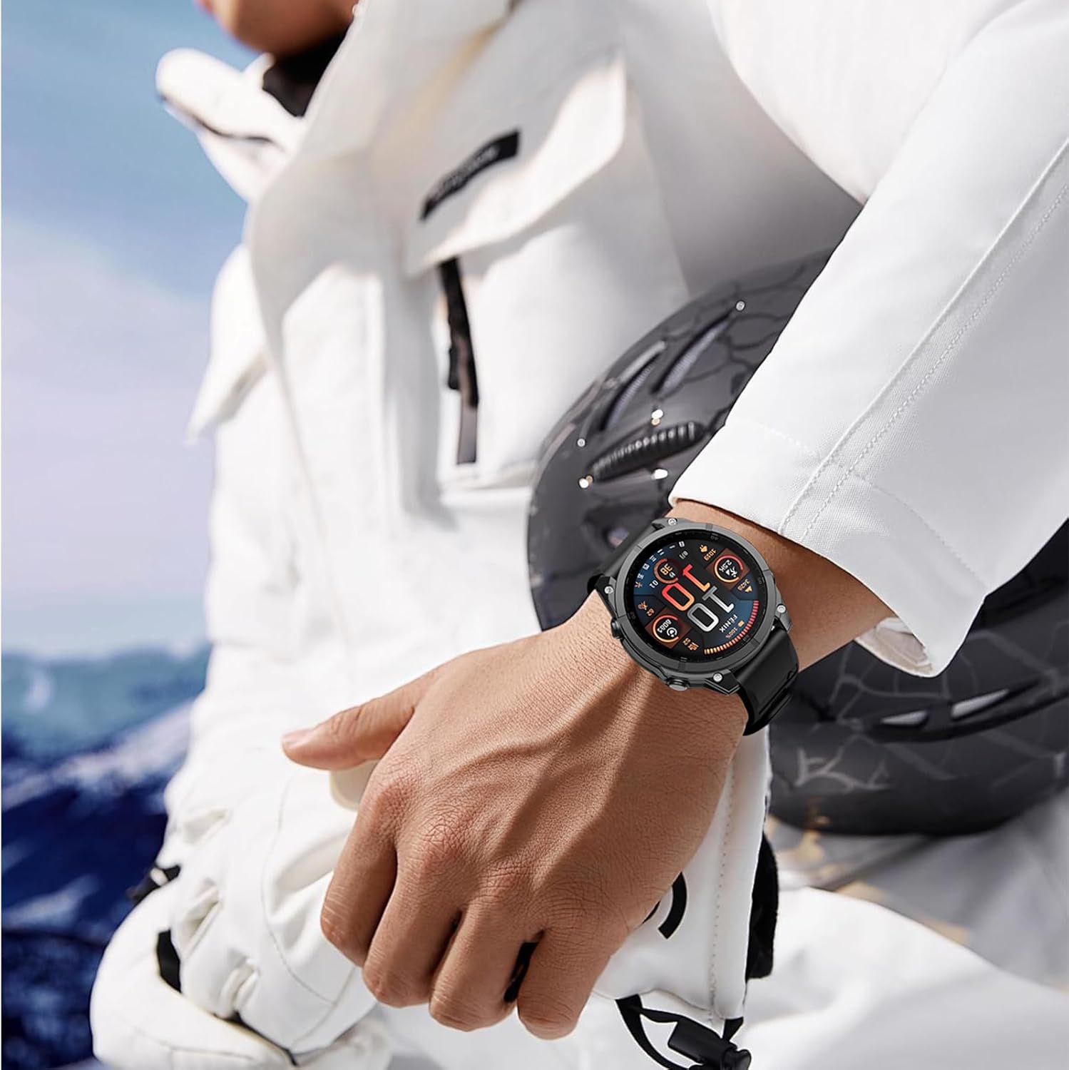 OVERSTEP Watch Bands Compatible with Fenix 8 Solar/Amoled 47mm 22mm Soft Siliocne Strap for Garmin Fenix 5/Fenix 5 Plus/Fenix 6/Fenix 6 Pro/Fenix 7 Smartwatch - Image 7