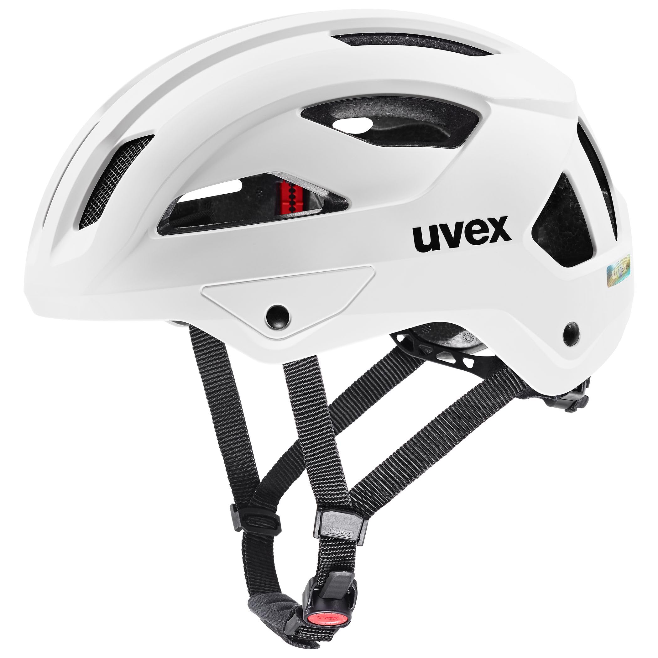 uvex Fahrradhelm Stride – robuster Unisex‑Helm, White matt, 56–59 cm