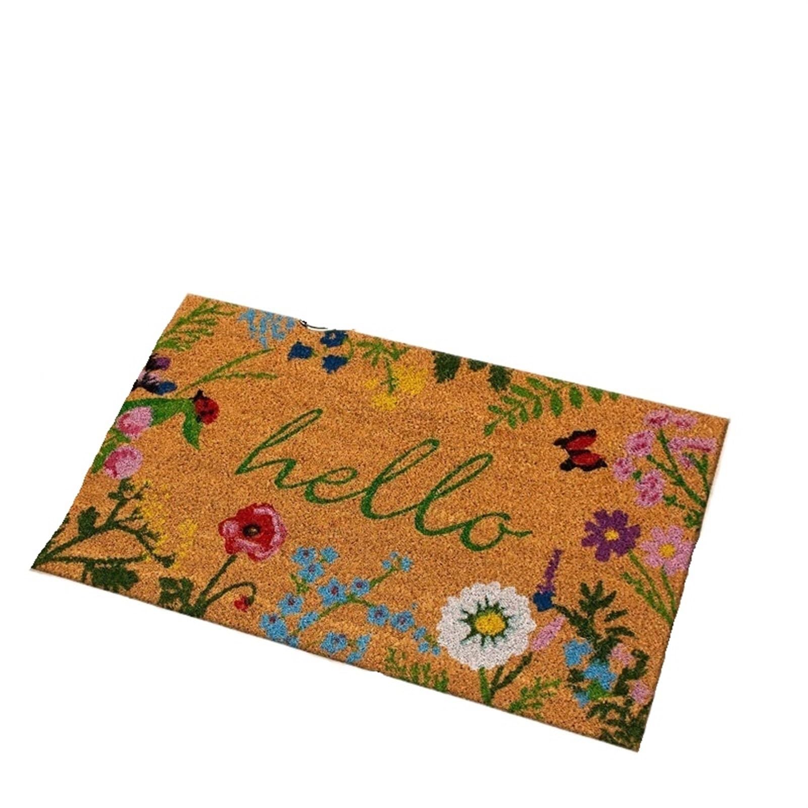 Tapis d'entrée intérieur 80x120cm antidérapant et lavable
