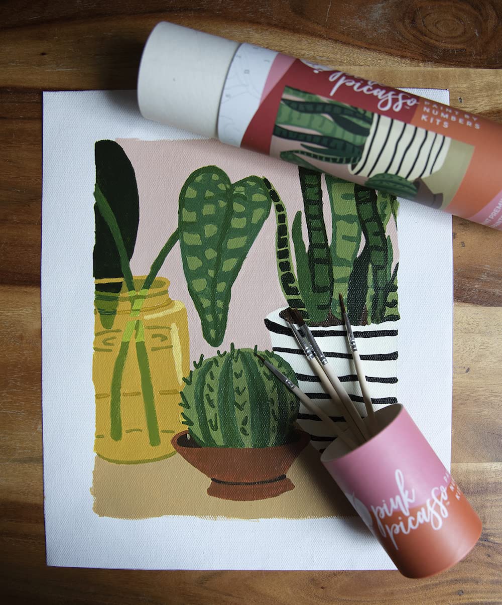 Buy Pink Picasso Mid Century Modern Paint by Numbers Kits, 8x10 (Keep