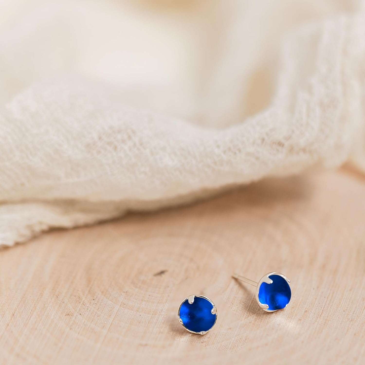 Bottled Up Designs Handmade Stud Earrings, Recycled Antique Glass and Bottles, Sterling Silver, Eco Friendly, Made in USA, Birthday Gifts, Mothers Day, Women, Anniversary