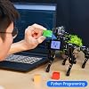 Yahboom AI Physical Intelligence Robot Dog for Raspberry Pi, 15 Joint Programming Bionic Robot Dog RPiCM4