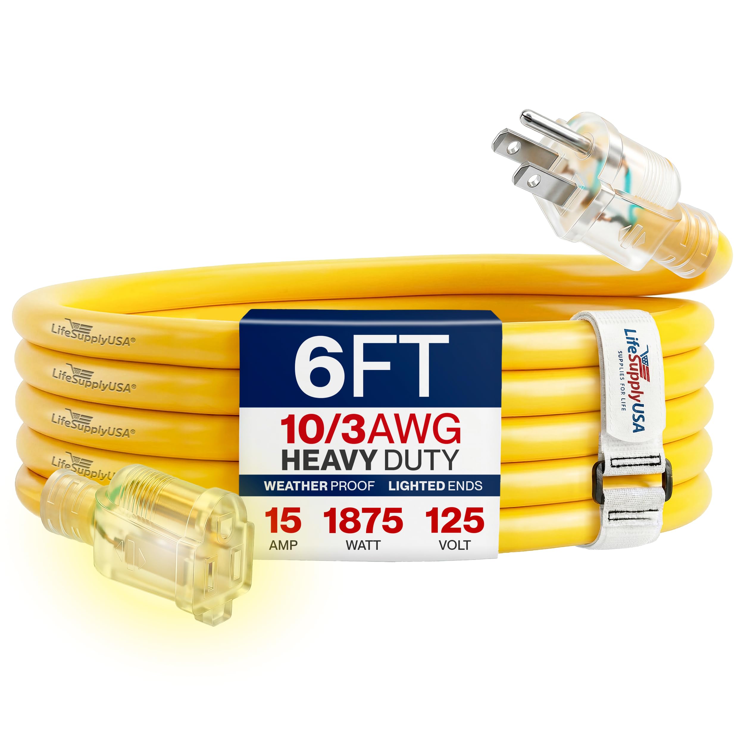 Cable de extensión 10/3 SJT con