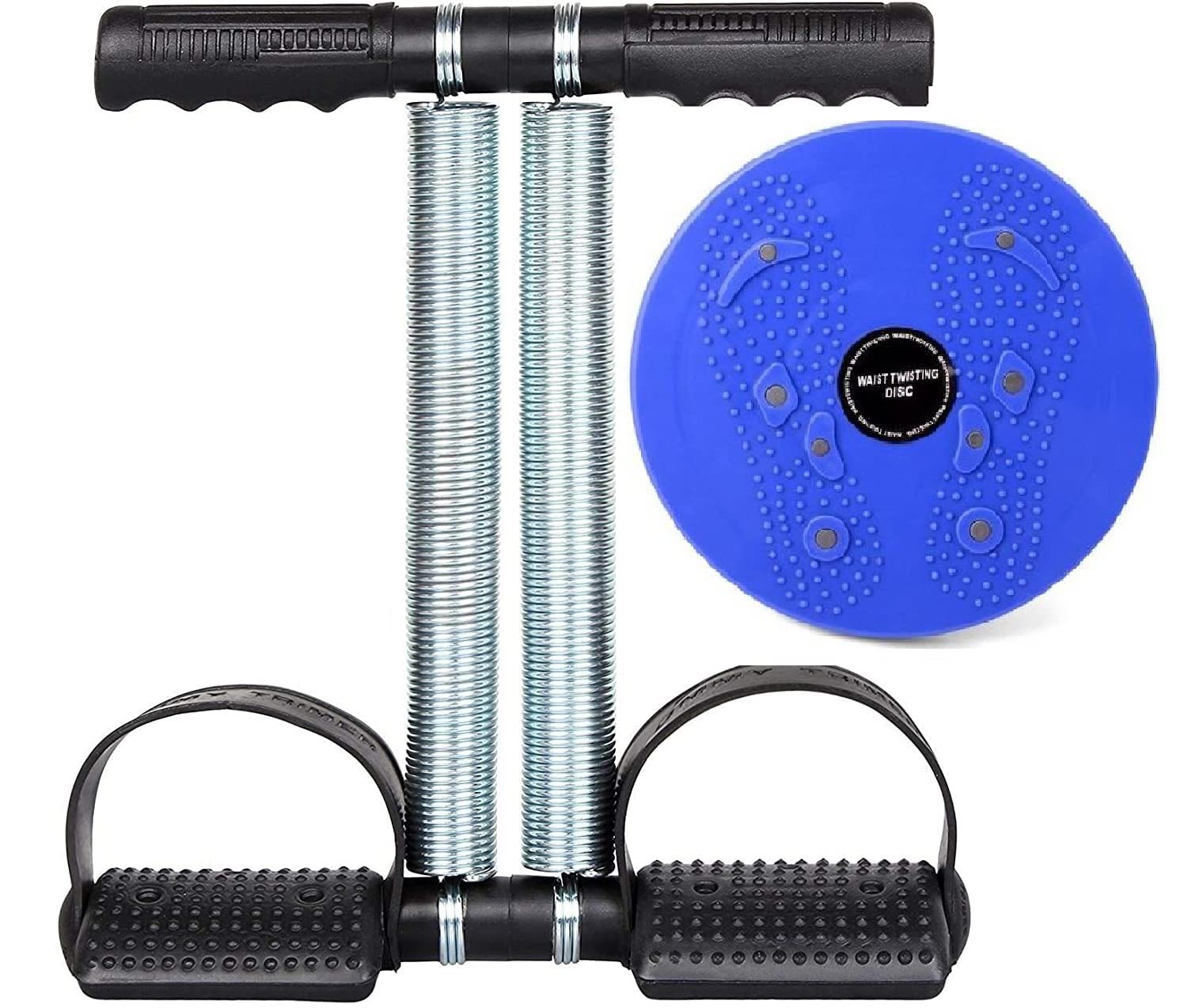 SIDHMART Tummy Trimmer | Twister Combo | Abs Exercise Fitness Equipment for Home Gym | Achieve Core Strength Ideal for Men and Women (B08P5DVVR7) Amazon Price History, Amazon Price Tracker