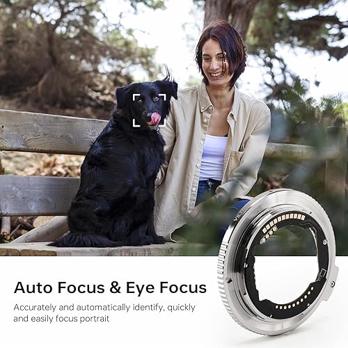 Miniatura 8 de Adaptador de lente de montaje E-Z, lente de montaje E a cámara de montaje en Z, adaptador de lente de enfoque automático compatible con lente Sony