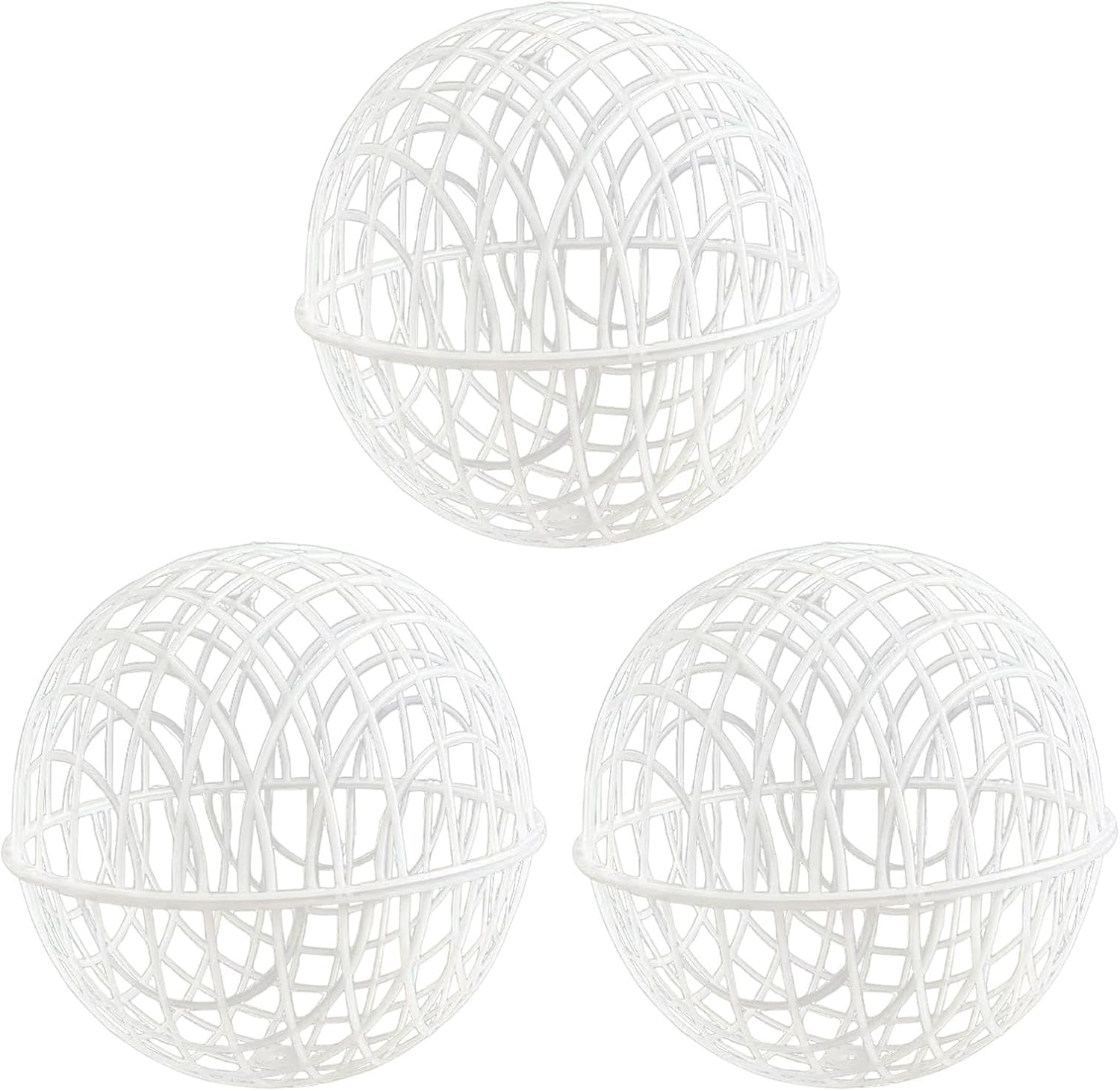 Ball Cage for Chickens,Movable 3 Pieces Chicken Orb Ball Cage Pet Safety Chicken Cage - Ball-Shaped Chicken Hamster Ball Cage Safe Walking Net Pigeon Chick Coop for Farms Courtyard