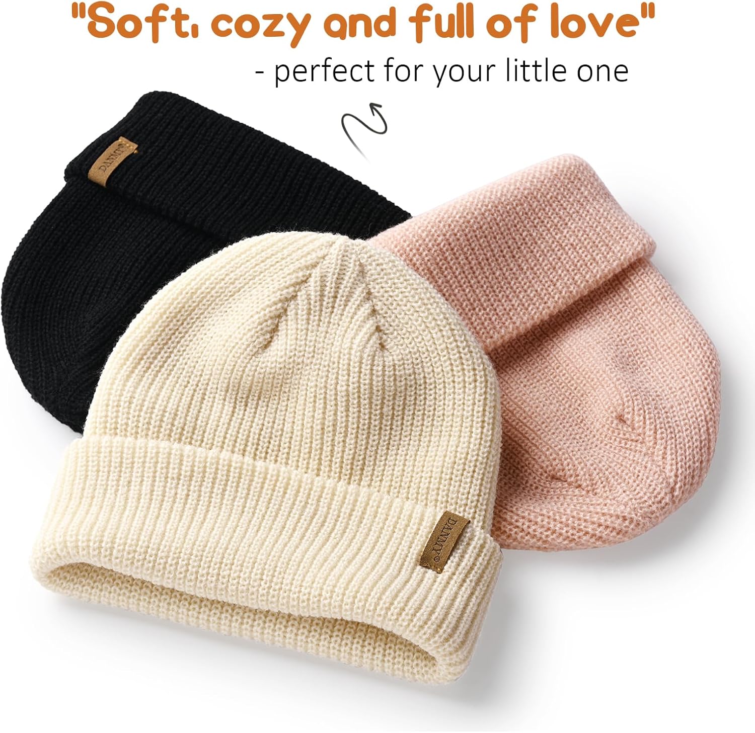 Infant Toddler Beanie Kint Hat Baby Boys Girls Beanies Kids Winter Hats Knit Children Warm Hat Caps - Image 3