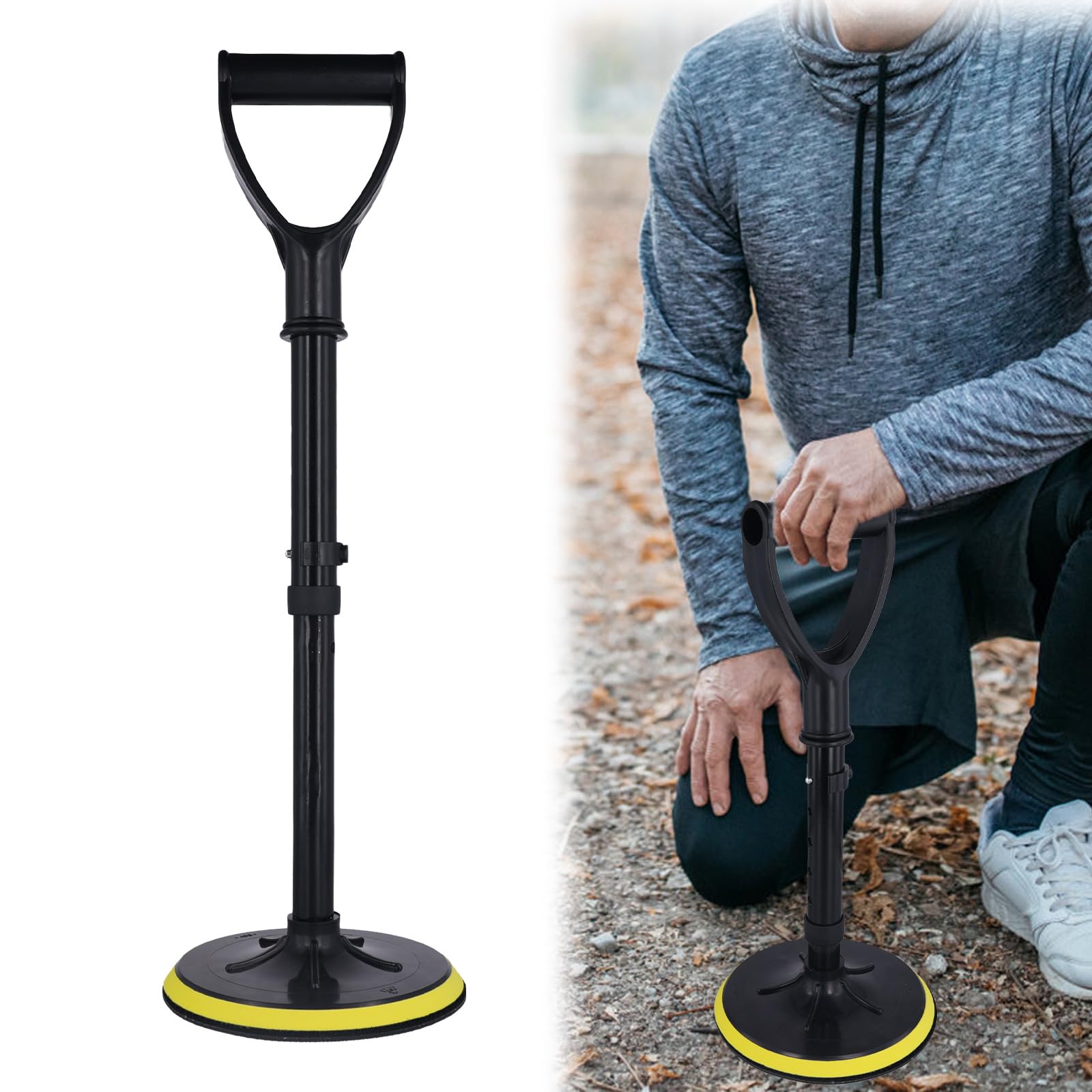 NQEUEPN Adjustable Standing Assist Tool, Portable Mobility Assistance Devices Lift & Stand Supports Equipment for Senior Daily Living to Help Elderly Get Up from Floor Ground