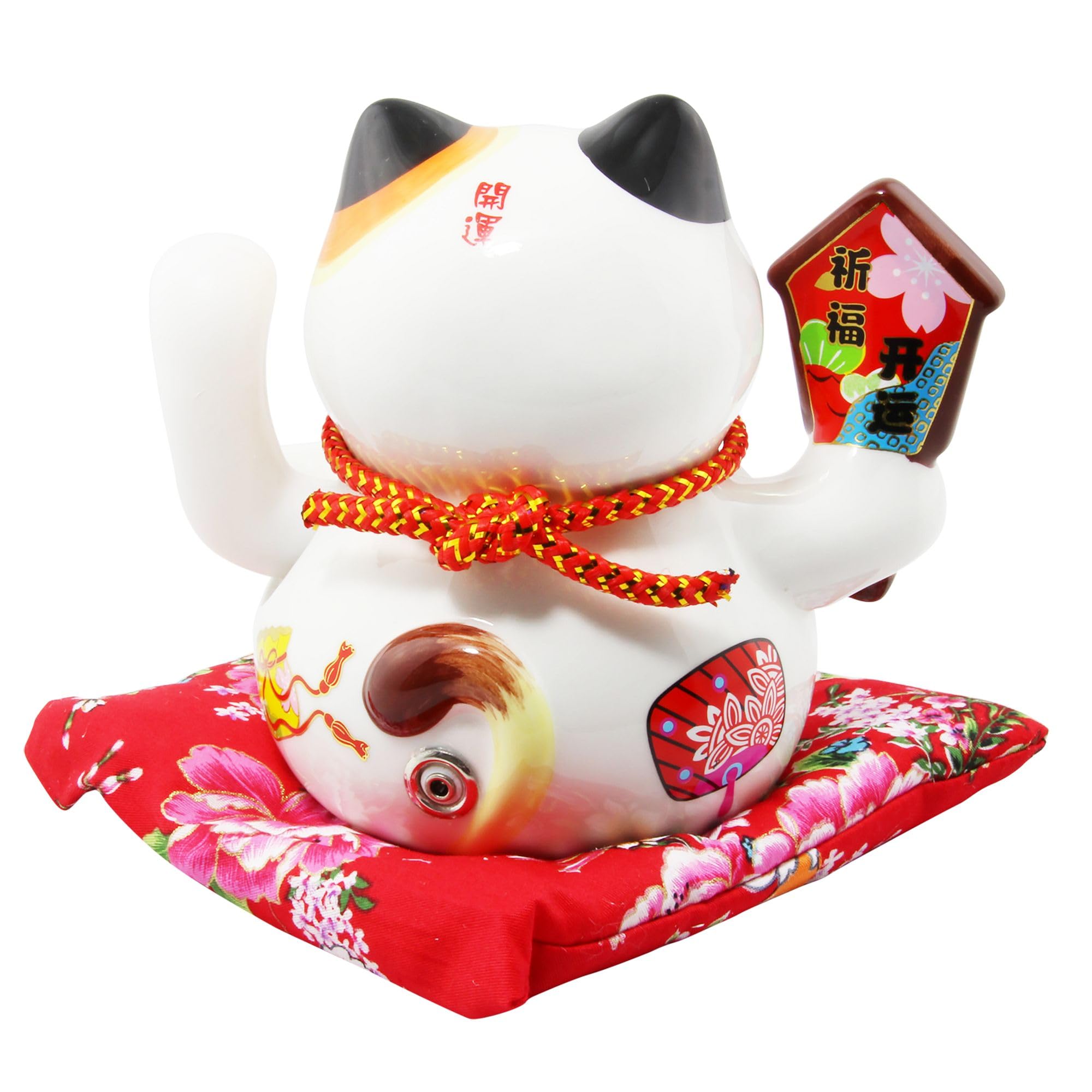 Freak Scene Glückskatze - Maneki-Neko - Winkekatze aus Porzellan 15,5 cm weiß - Maneki Neko 02